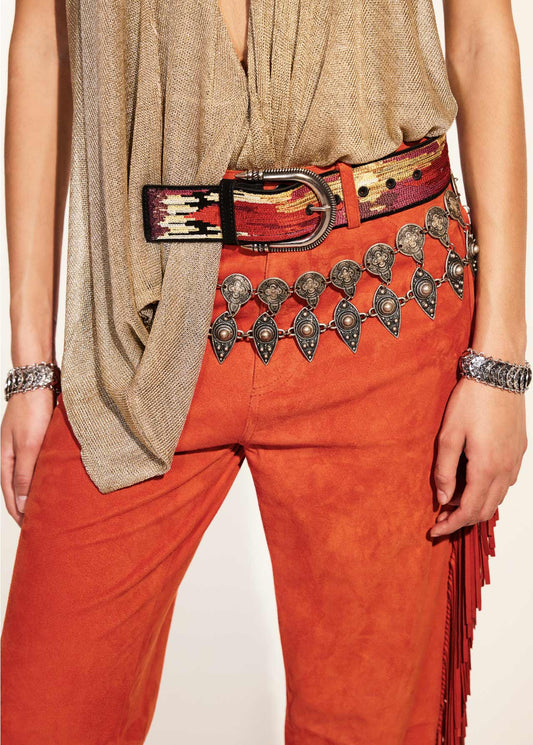 Next   ZENNIE - Suede Pants With Fringes