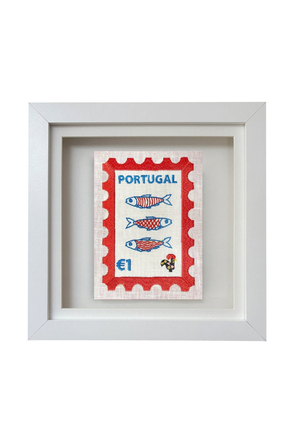 Portugal Embroidered Stamp Artwork