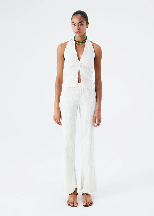ANTON - Crinkled Flare Pants