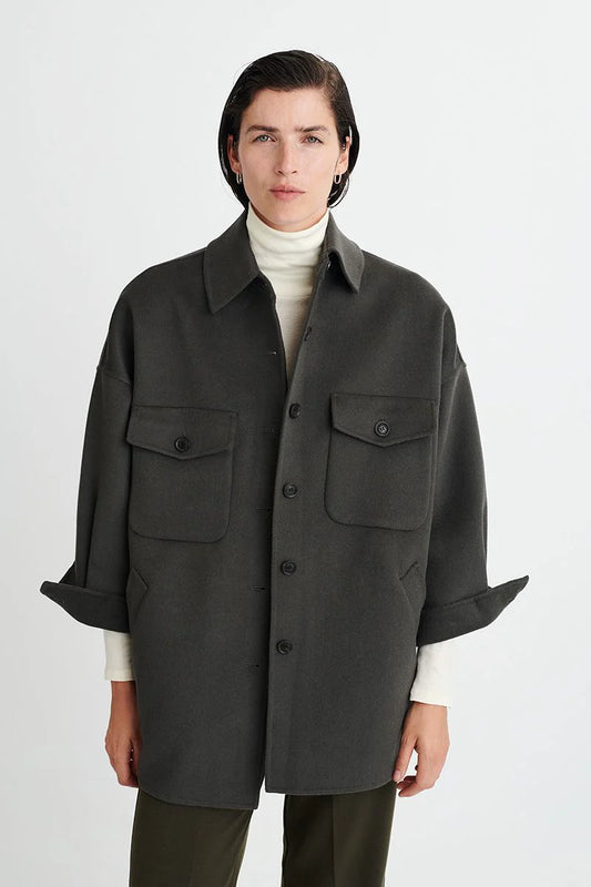 CASHMERE AND WOOL COAT