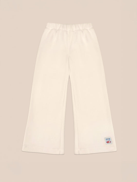 Downhill Flare White Pants