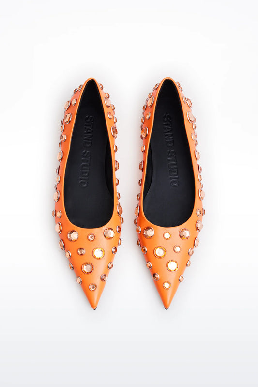 COOPER RHINESTONE BALLET FLAT