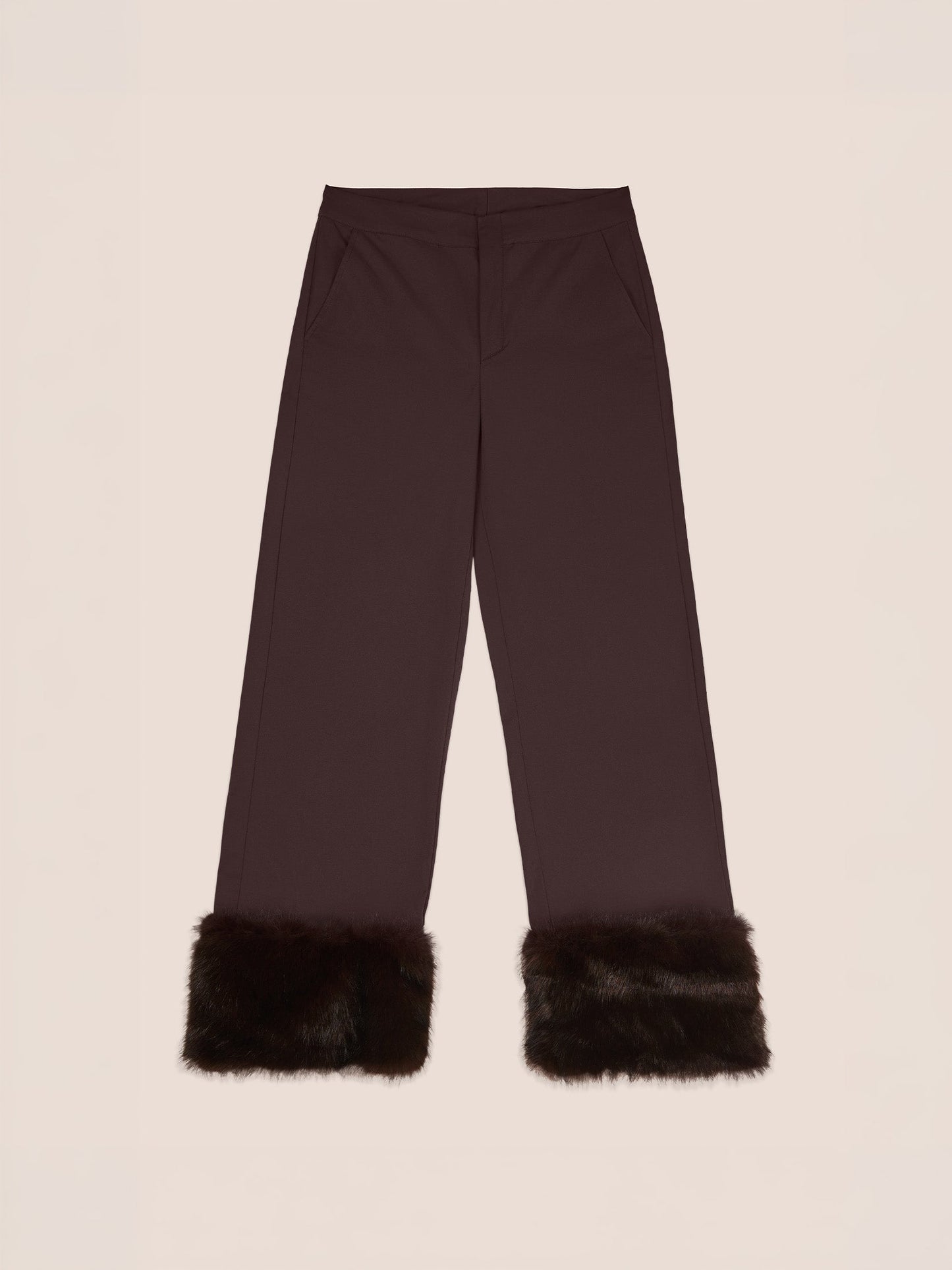 Bear Brown Fur Pants