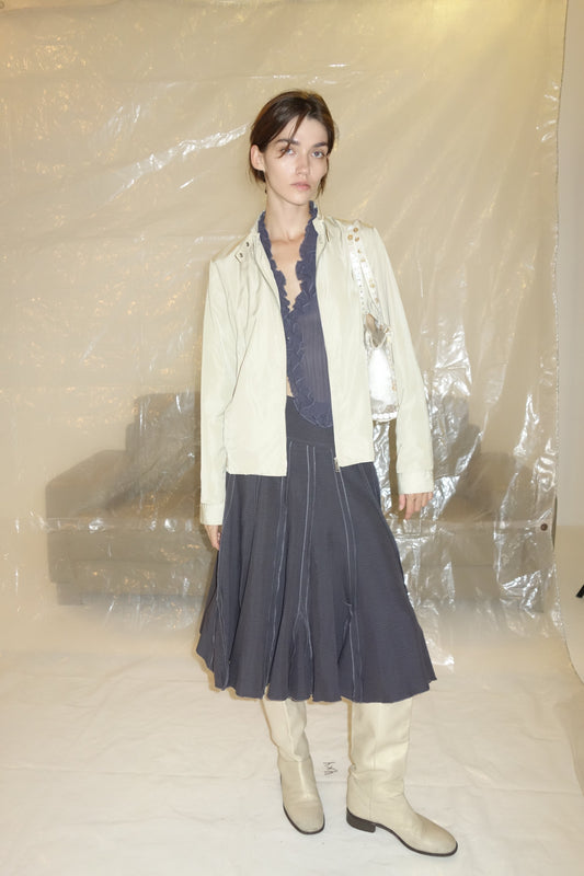 Delfina Skirt Aubergine