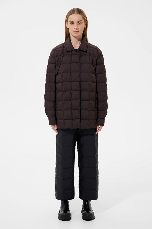 KALIK DOWN SHIRT MICRO BROWN