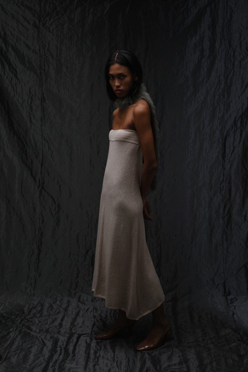 Allegra Long Skirt Cream