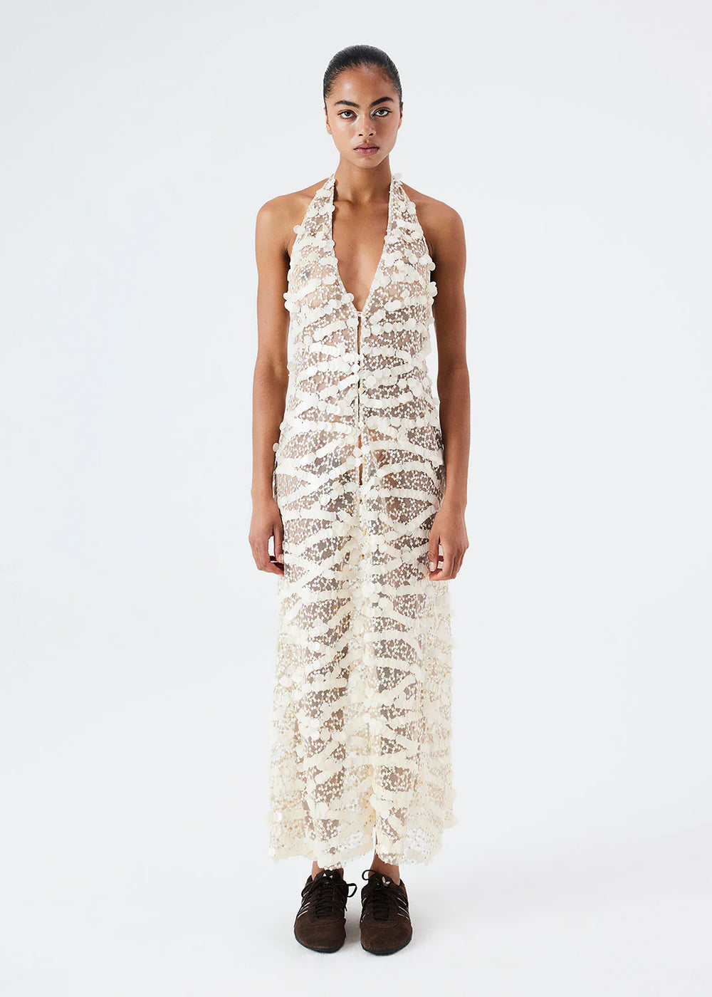 CLARY - Sequined Maxi Dress