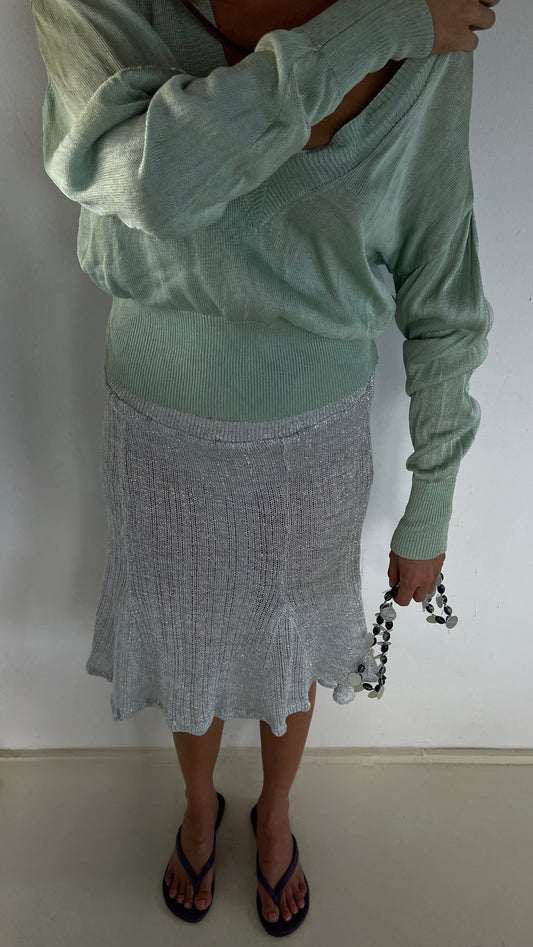 Rita Skirt Silver