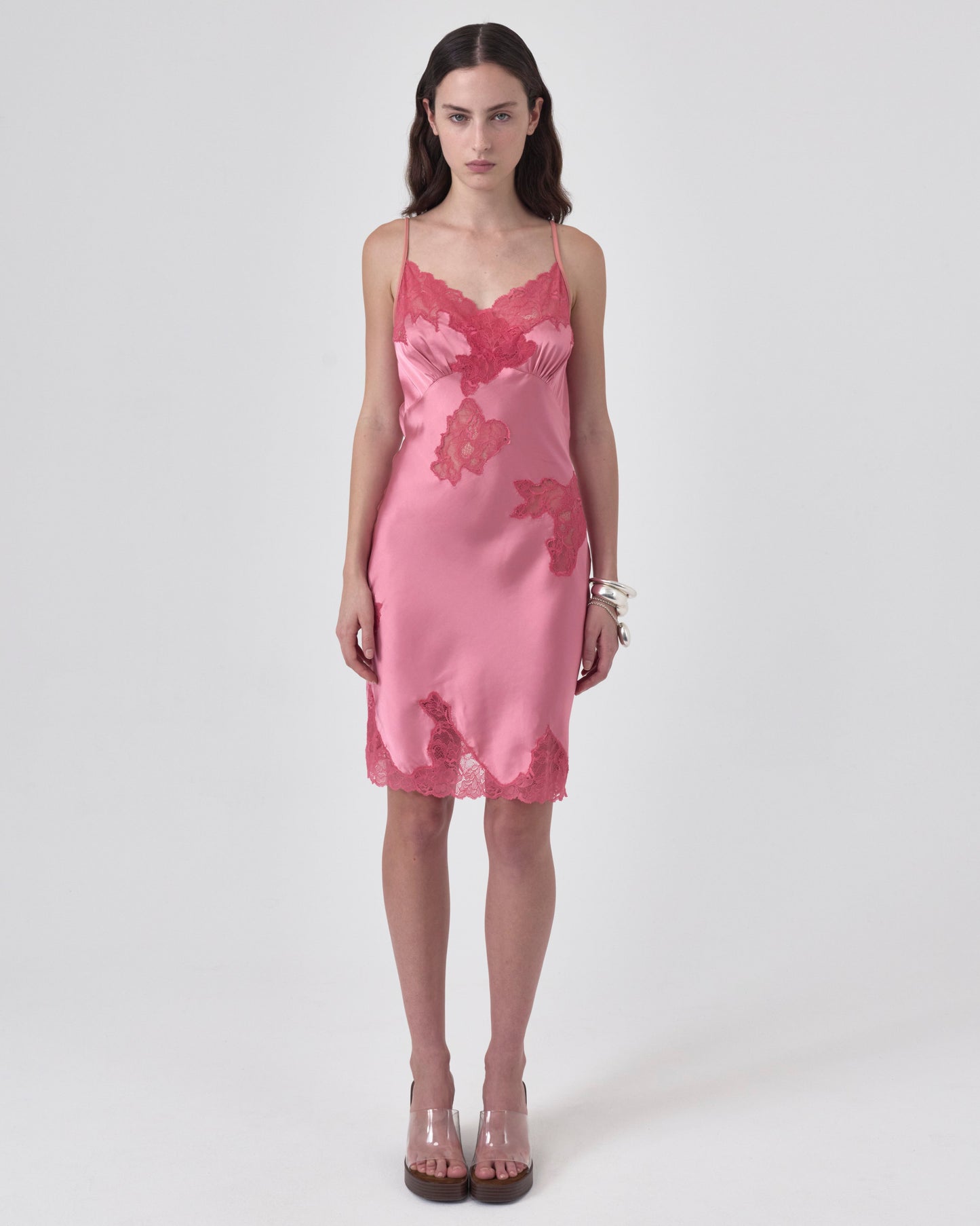 SIGNATURE LACE MINI DRESS - 4 LEFT
