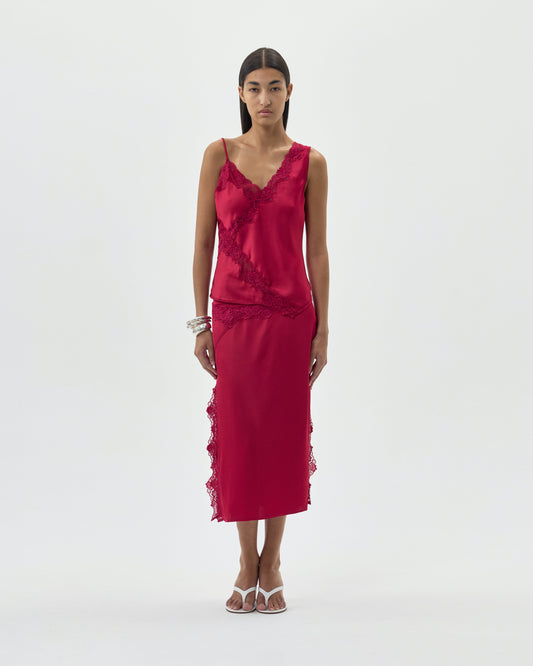 ATTITUDE MIDI SKIRT - 2 LEFT