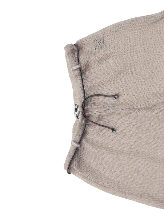 WUDANG PANTS IN GREY MOHAIR MESH