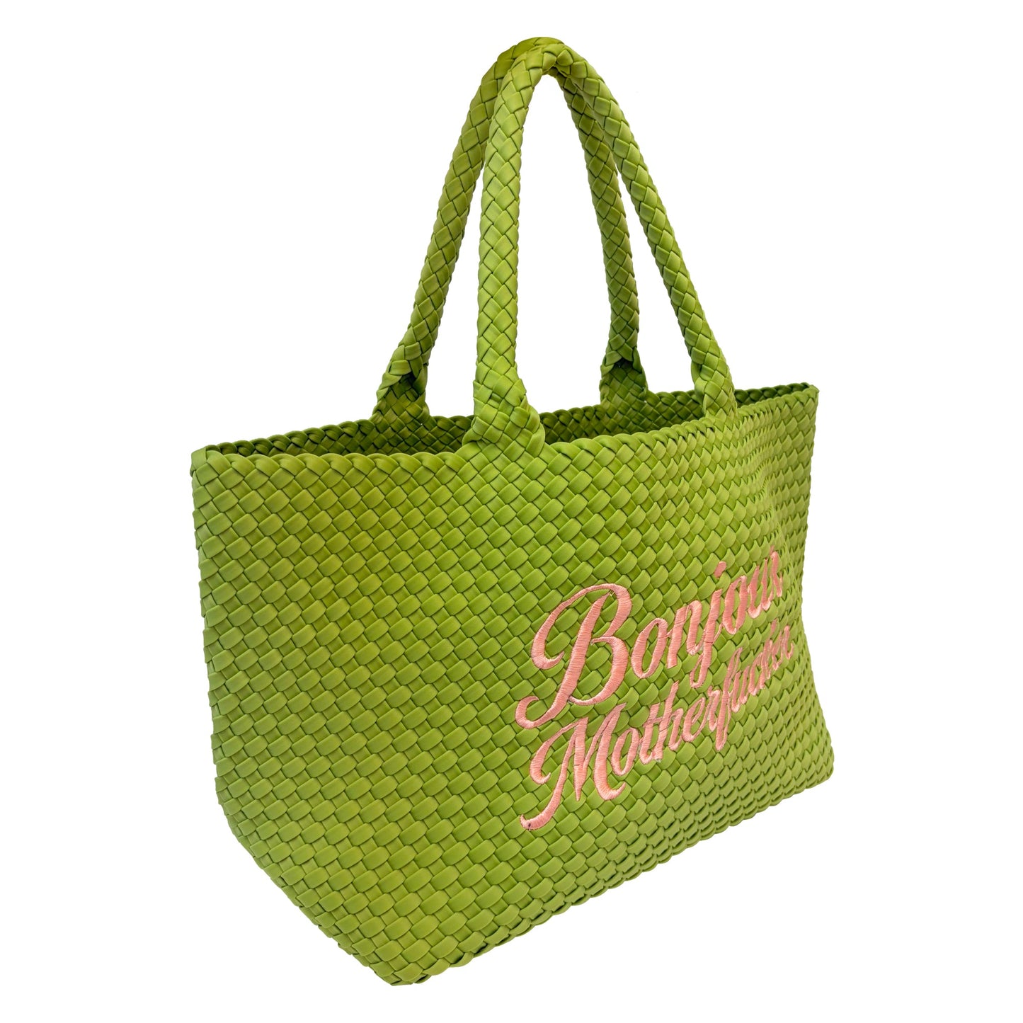 Green Bonjour Motherfucker Green Handbag