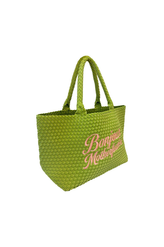 Green Bonjour Motherfucker Green Handbag