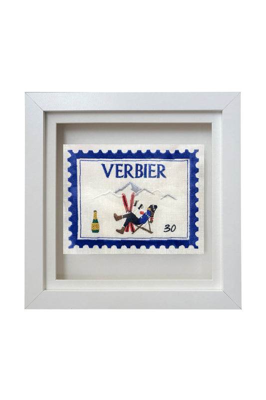 Verbier Embroidered Stamp