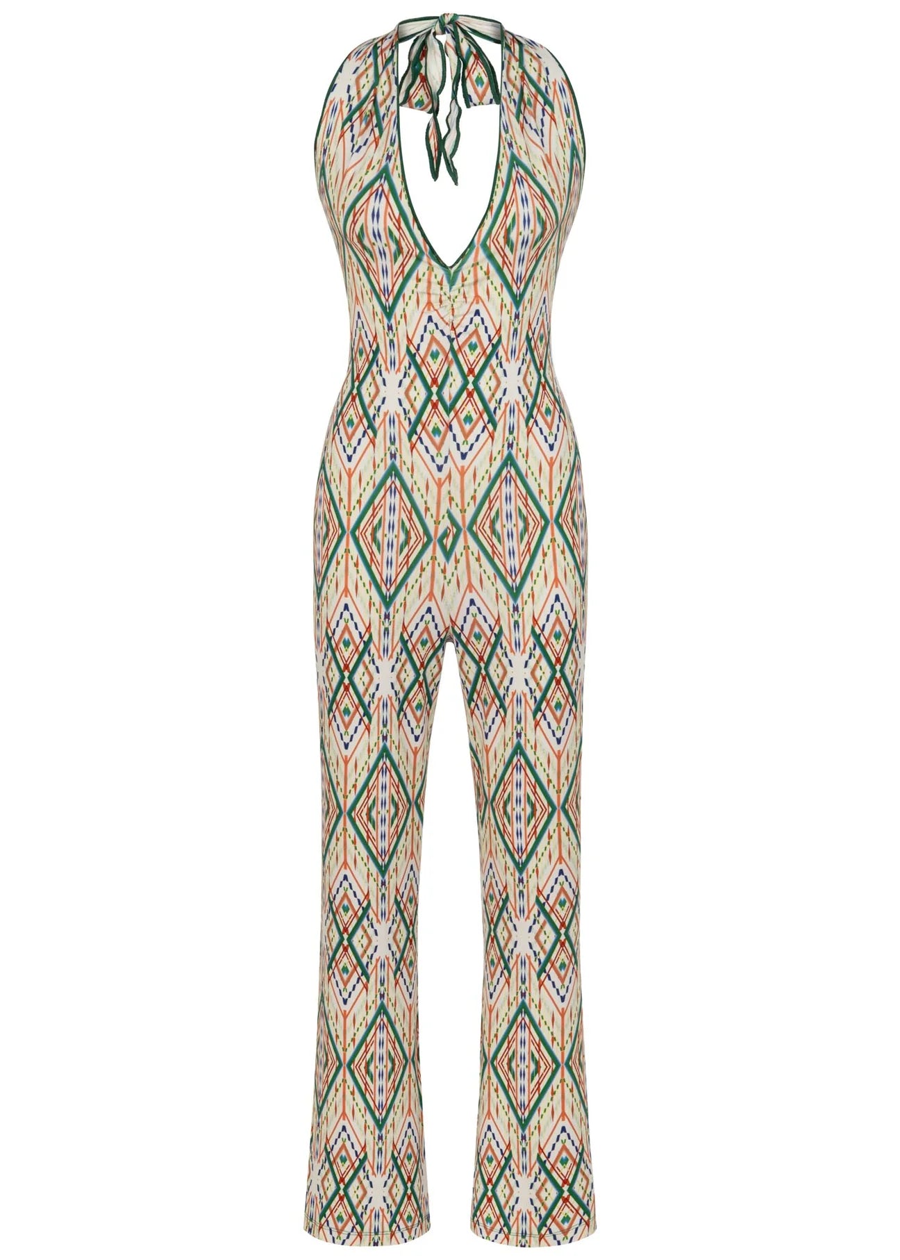 CORALTA - Printed Halterneck Jumpsuit