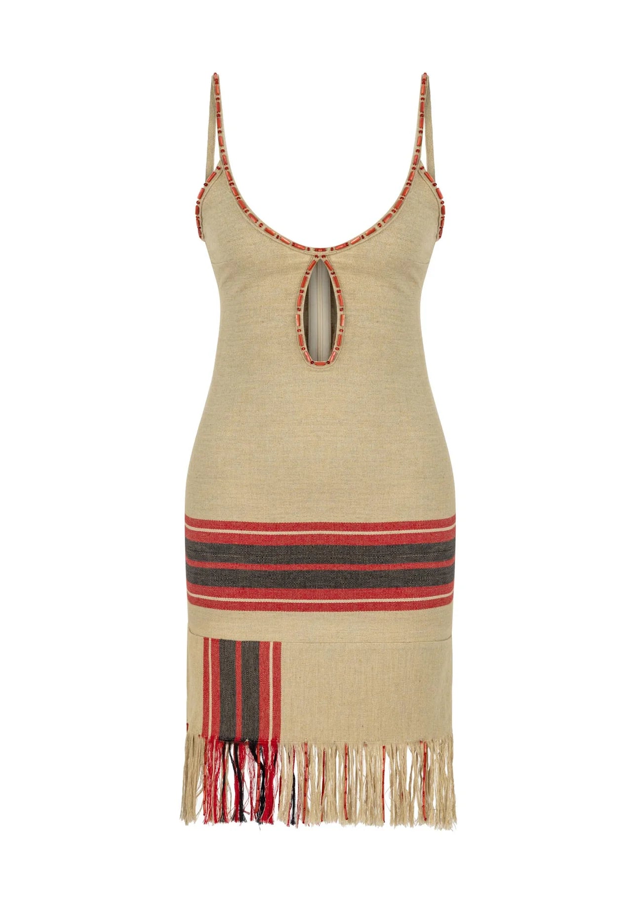 CORA - Mini Dress with Fringes