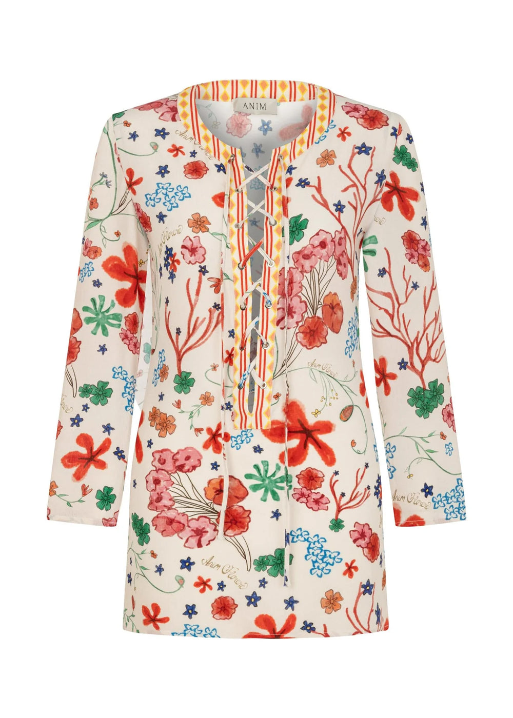 CORALIA - Mini Printed Beach Dress