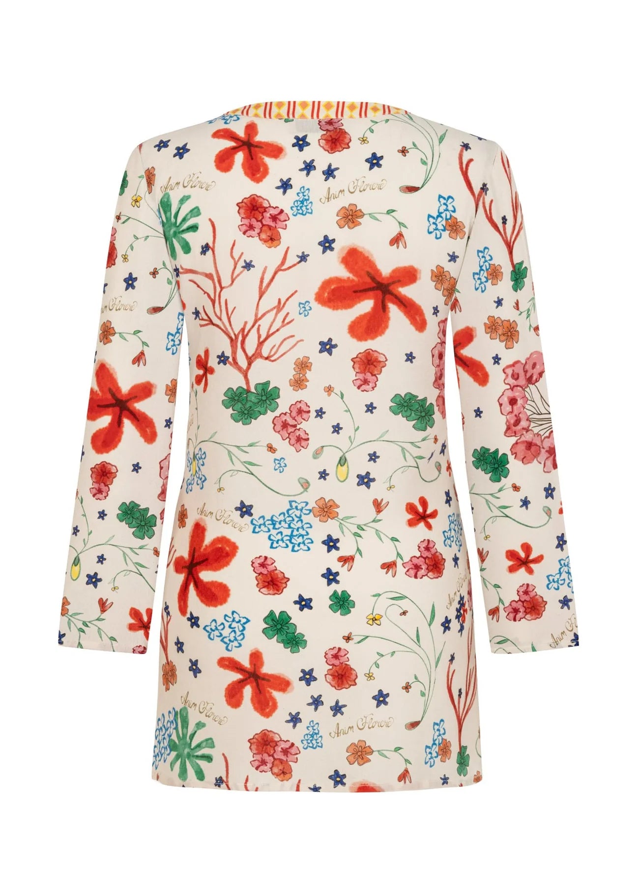 CORALIA - Mini Printed Beach Dress