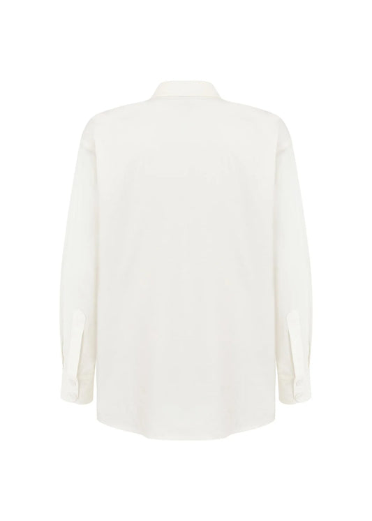 Previous Next   BLOMEN - Shirt with Floral Applique and Lace