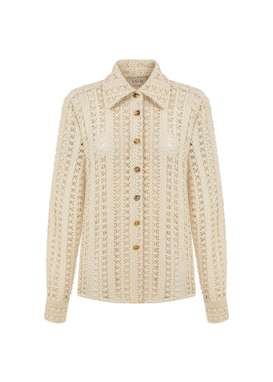 BRICKY - Crochet Jacket