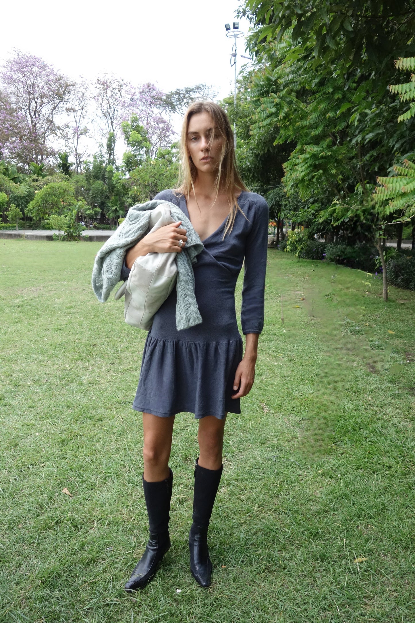 Gaia Dress Gray