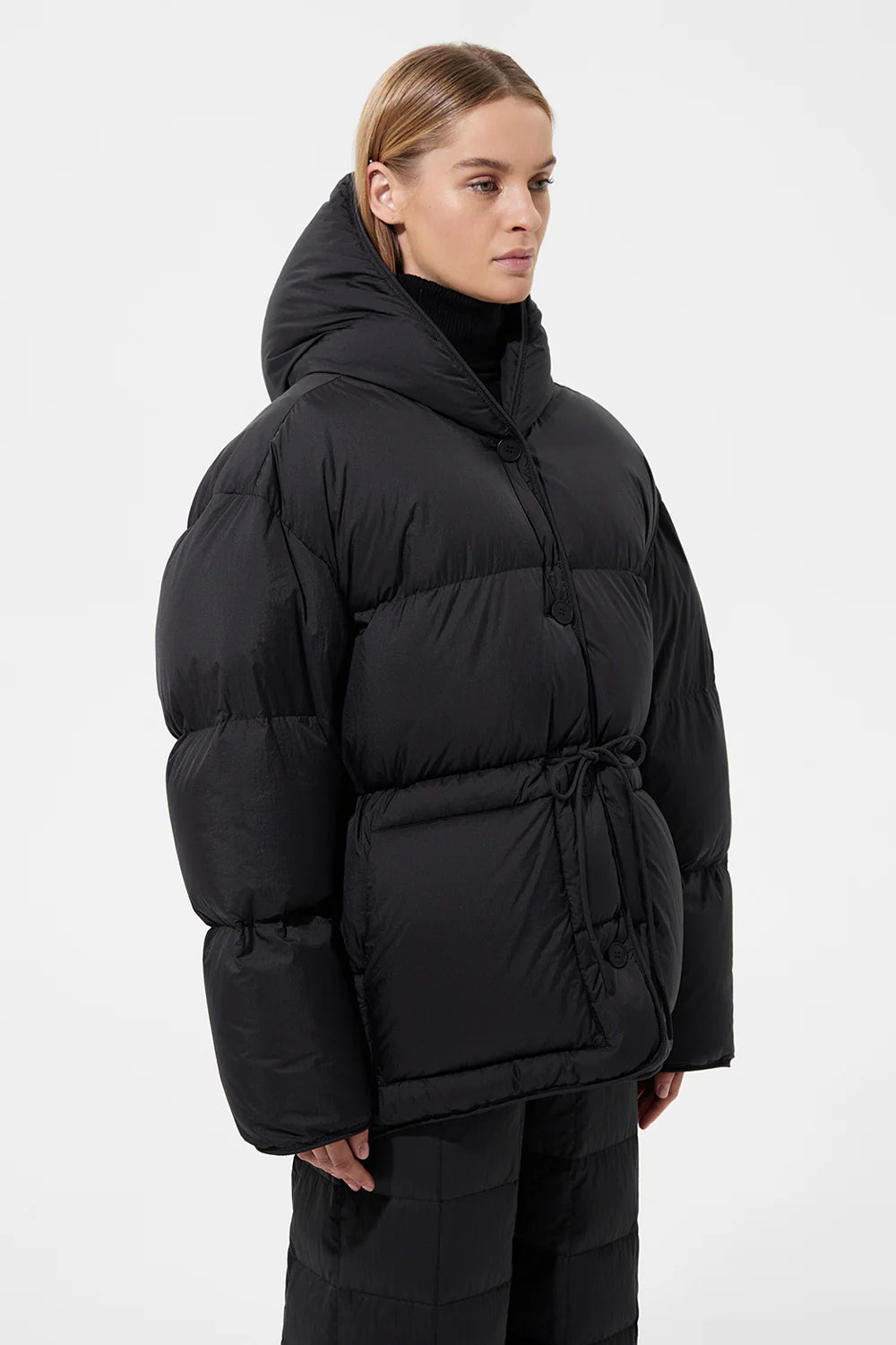 COZY MICHLIN JACKET MICRO BLACK