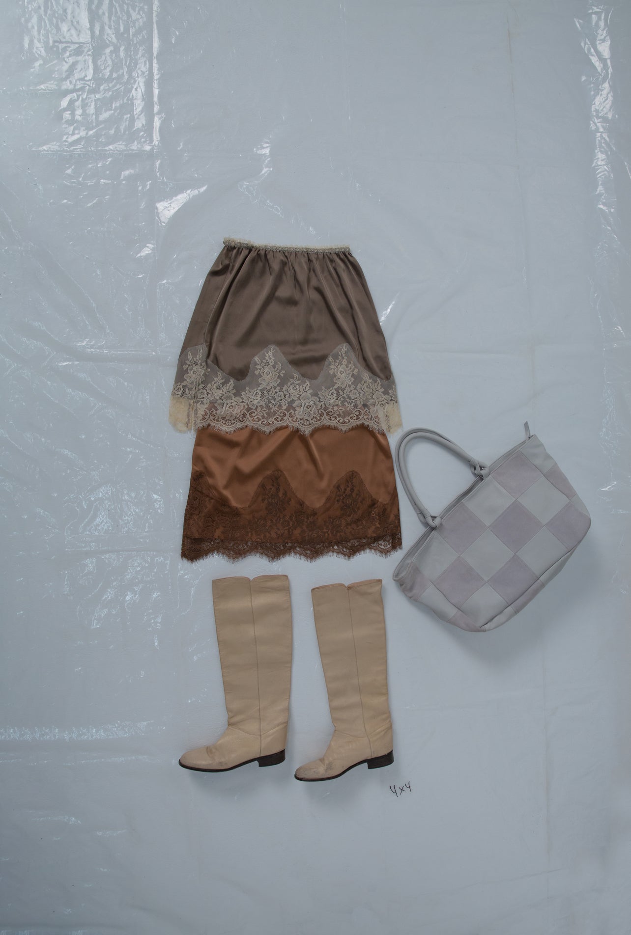 Lace Skirt Bronze