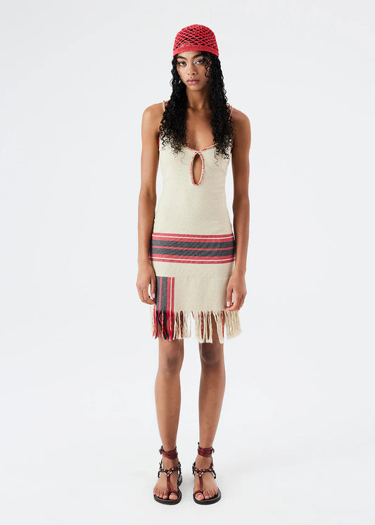 CORA - Mini Dress with Fringes