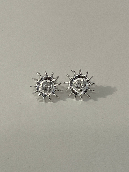 Soleil Studs Silver
