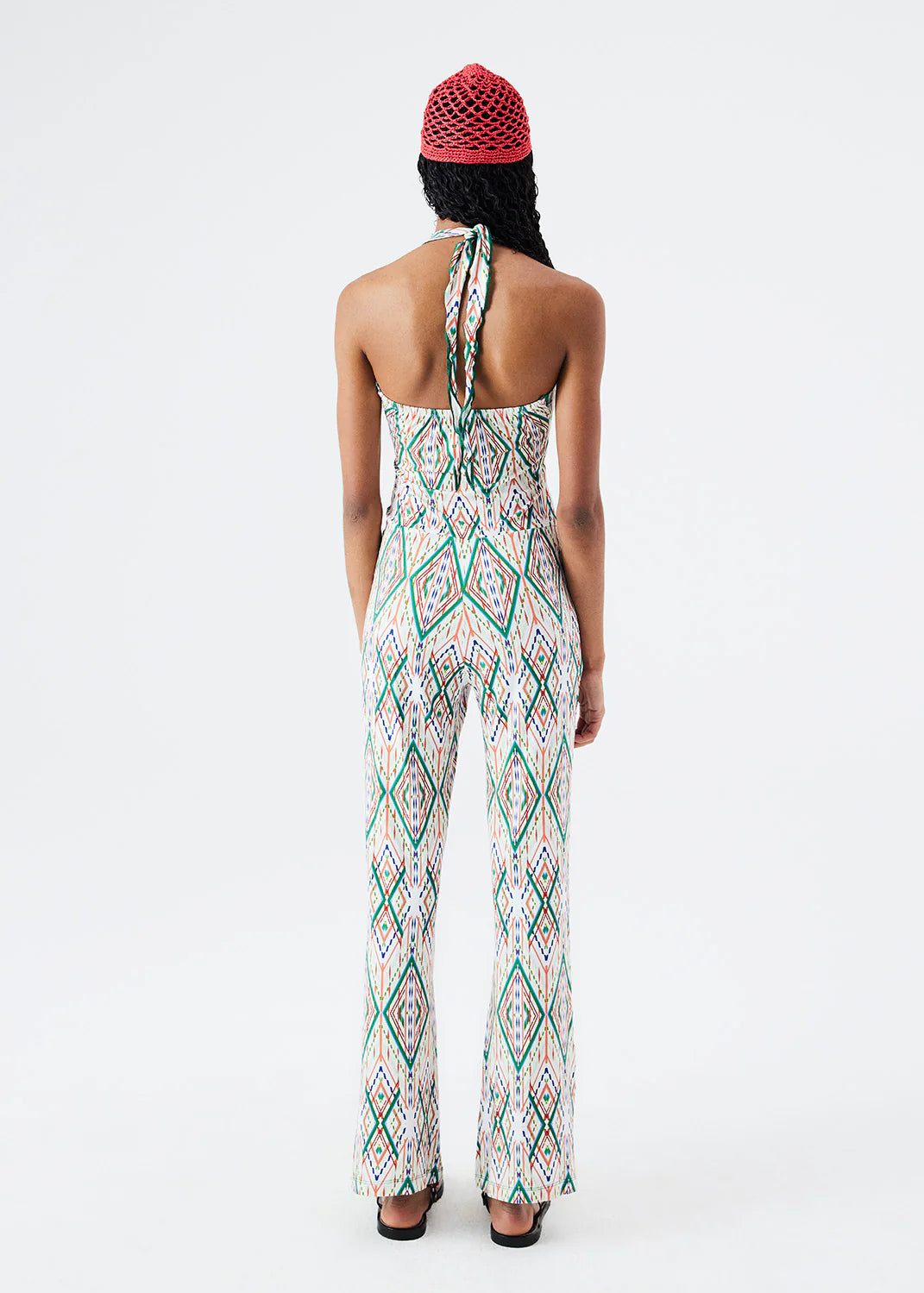 CORALTA - Printed Halterneck Jumpsuit