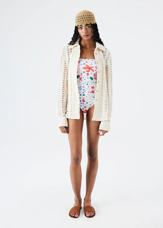 BRICKY - Crochet Jacket