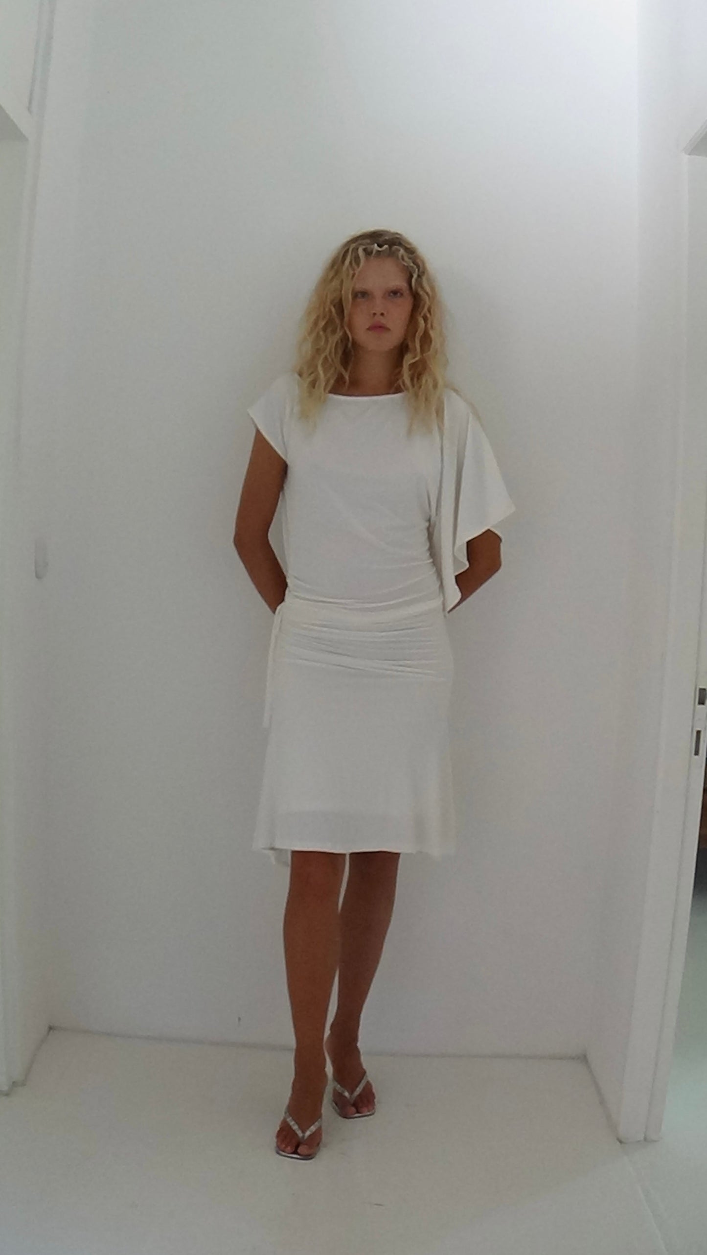 Gaia Skirt White