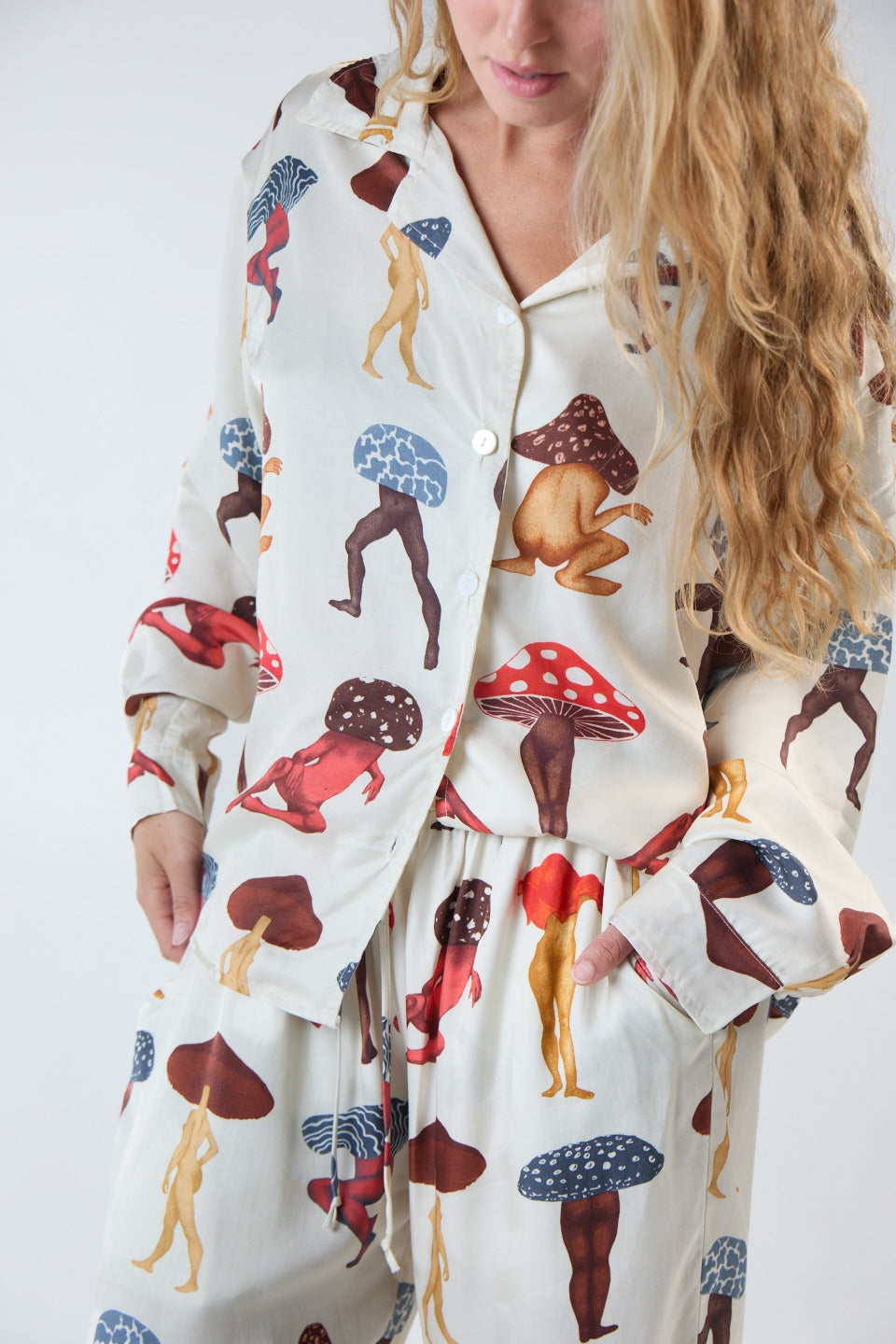 Magic Mushroom PJ Top