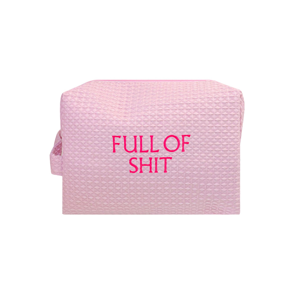 Pink Full of Shit Waffle Bag