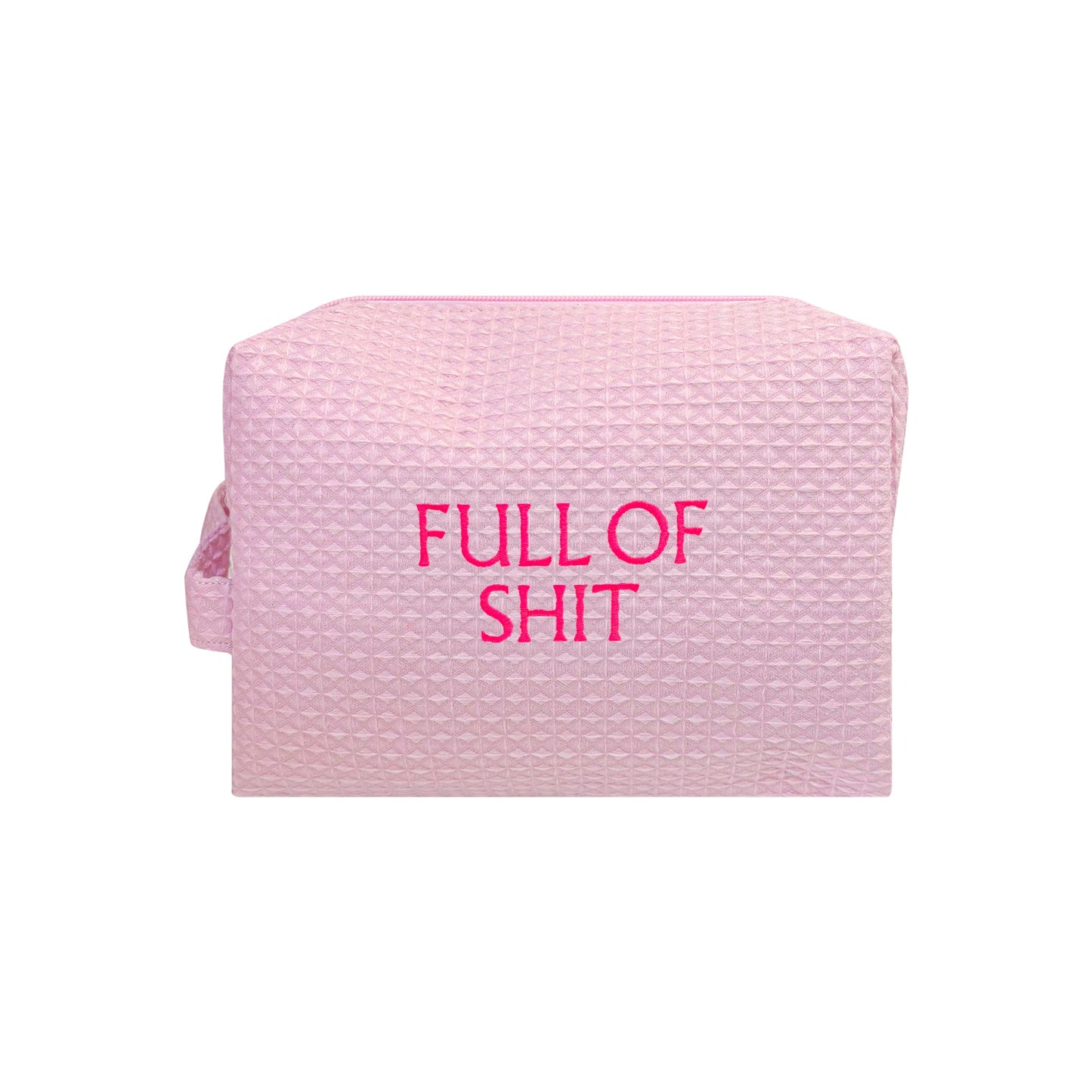 Pink Full of Shit Waffle Bag