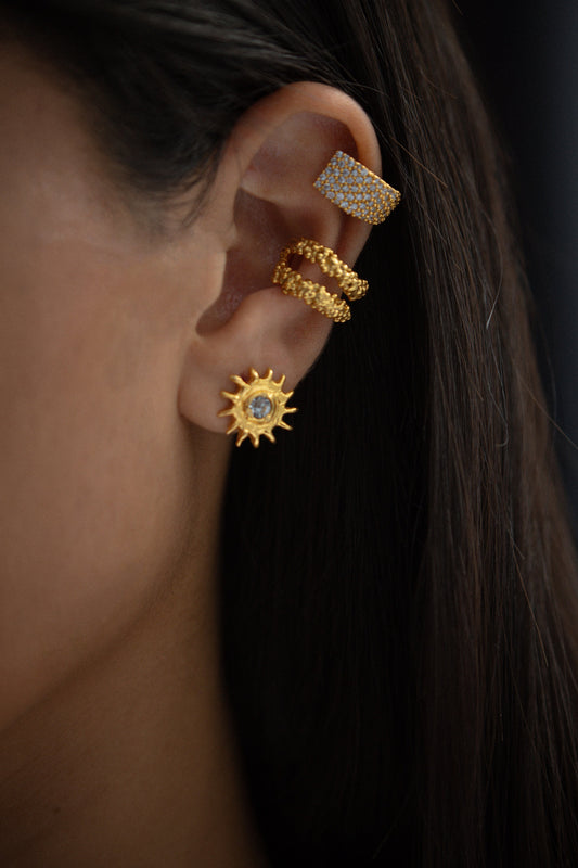 Sand Ear Cuff Gold
