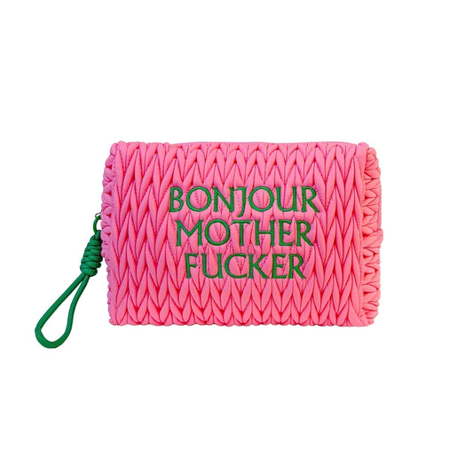 Pink Bonjour MF Cosmetic Bag