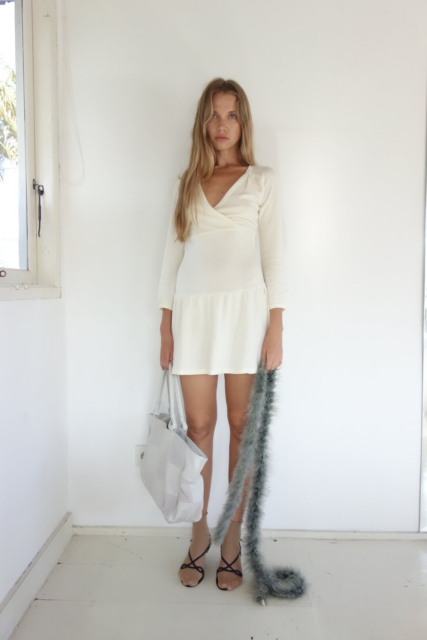 Gaia Dress White