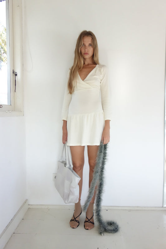 Gaia Dress White