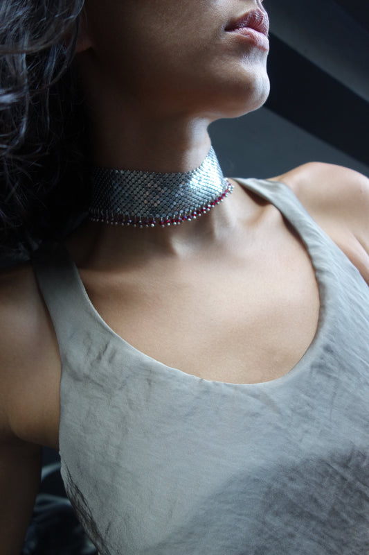 Cleo Choker Silver