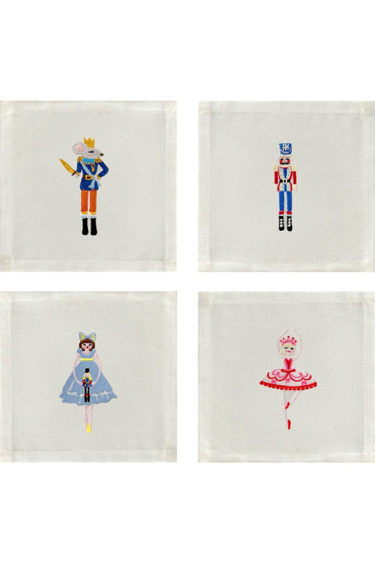 Christmas Nutcracker Cocktail Napkins | Set 4