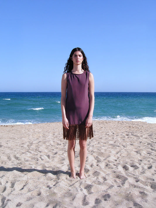 Evie Dress Brown