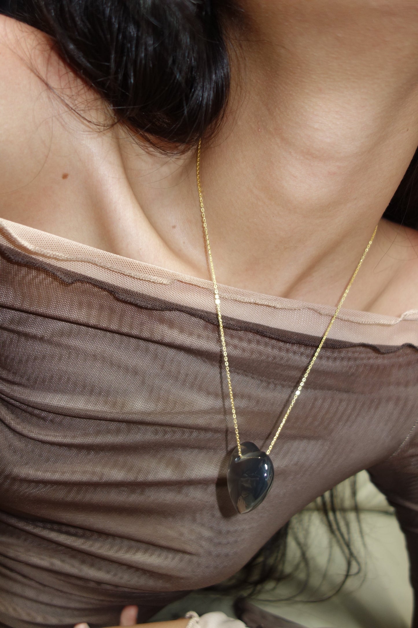 Corazon 3D Pendant Grey