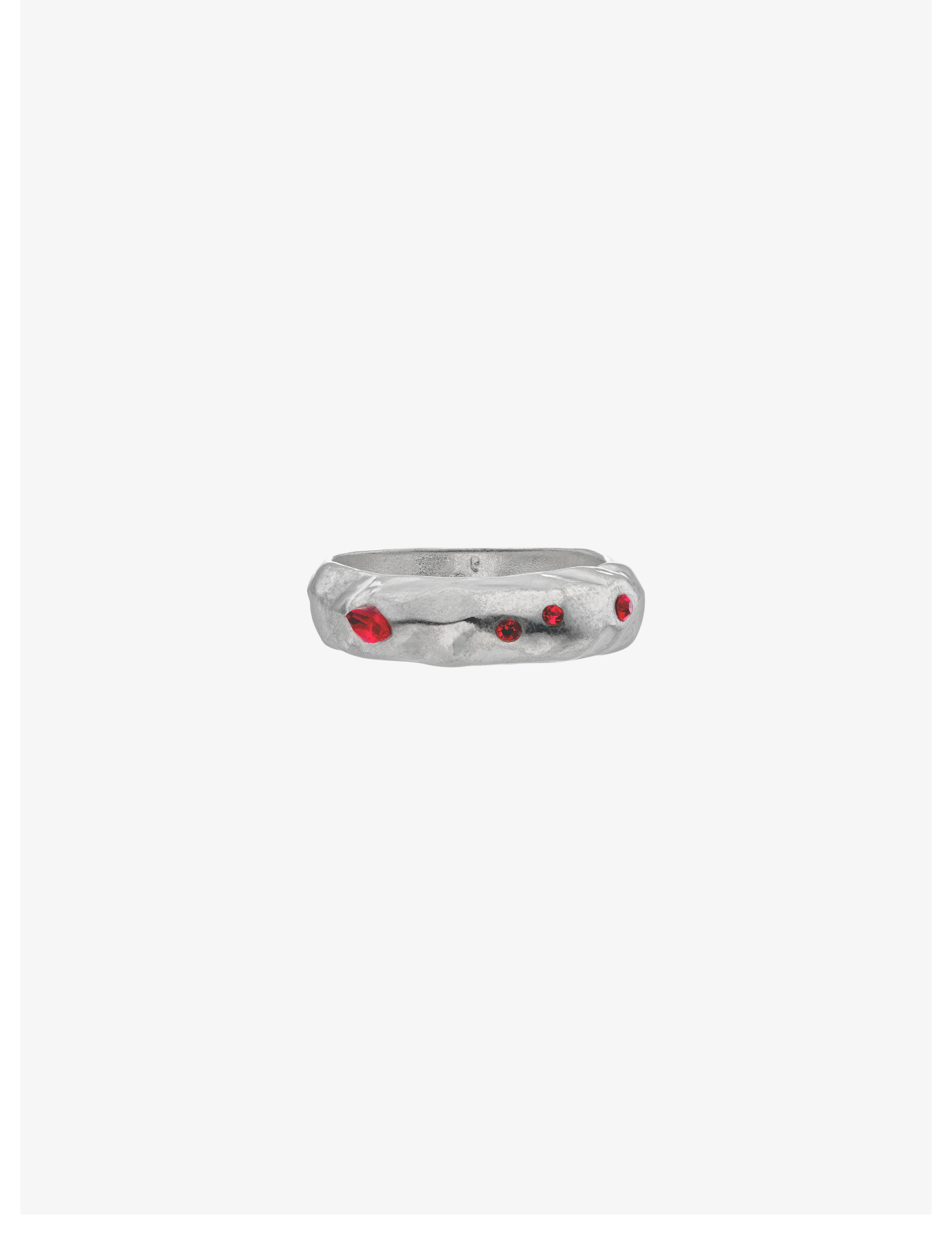 Abbey Silver Organic Ring