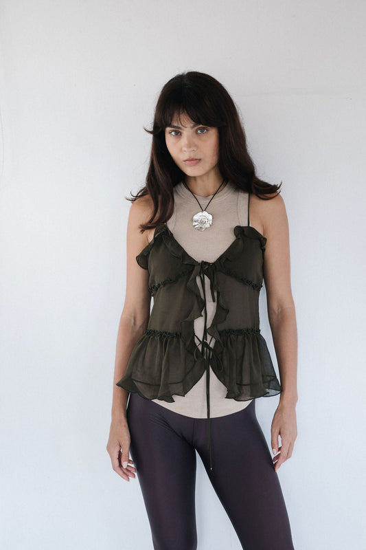 Flor Necklace Silver