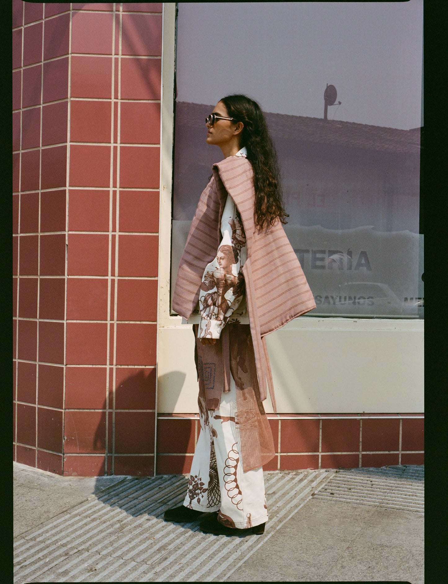 Wool Quilted Poncho