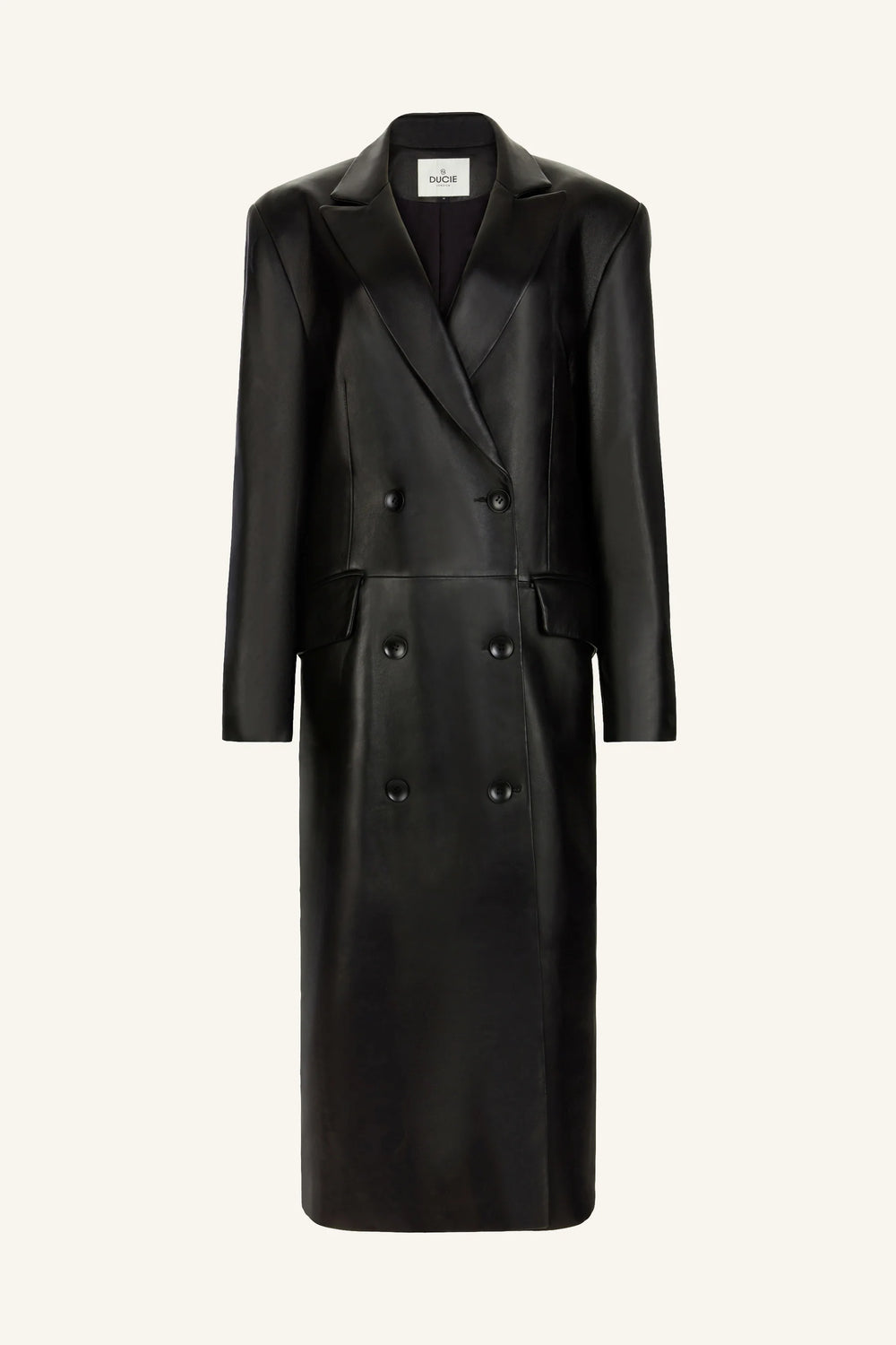 AGGIE LEATHER COAT