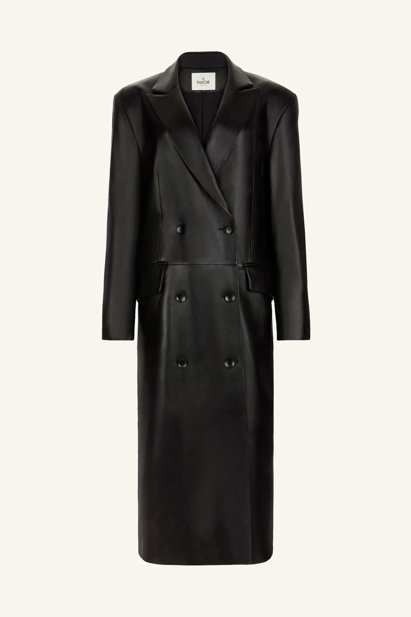 AGGIE LEATHER COAT