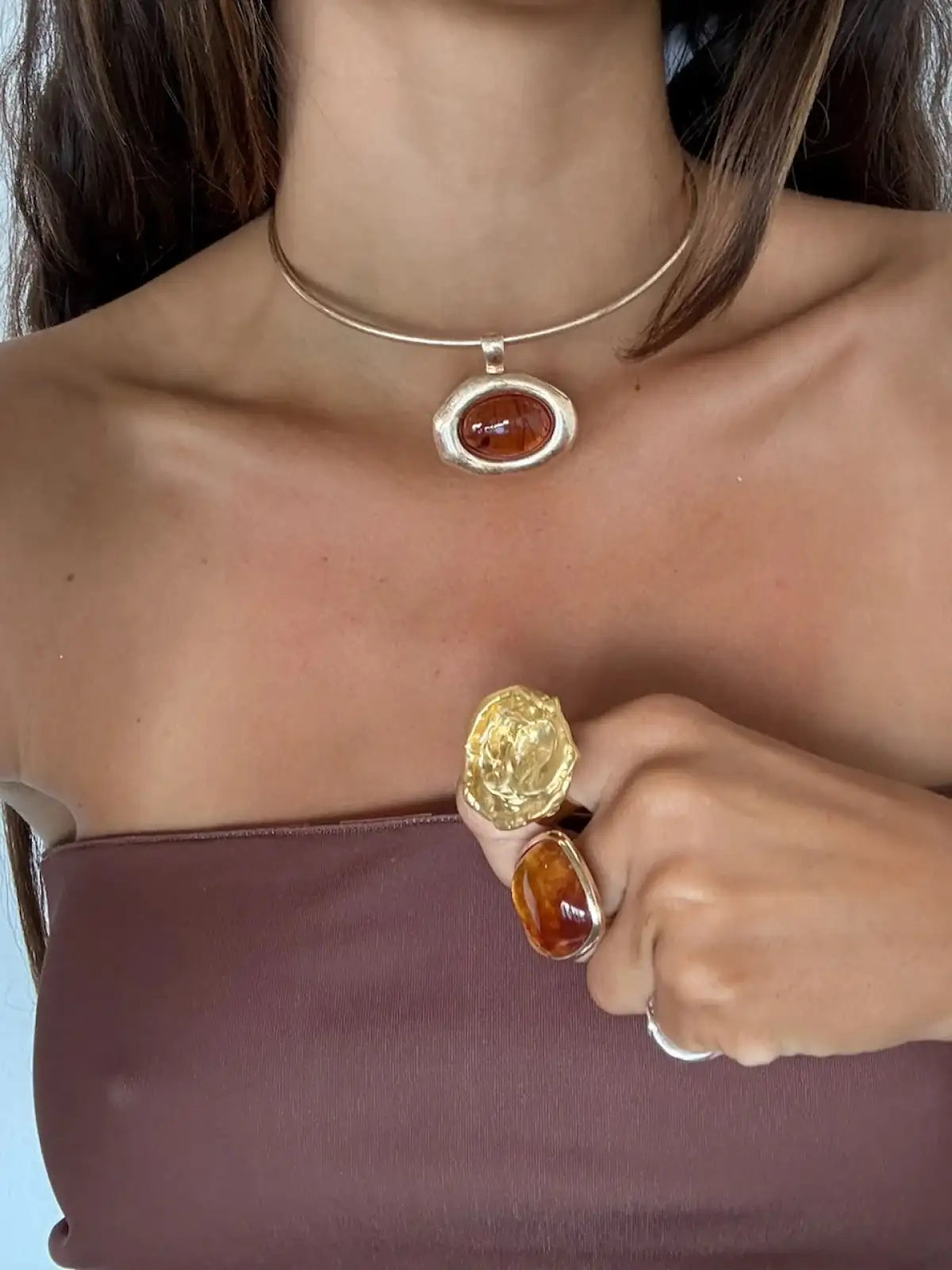 Alba Ambar Necklace