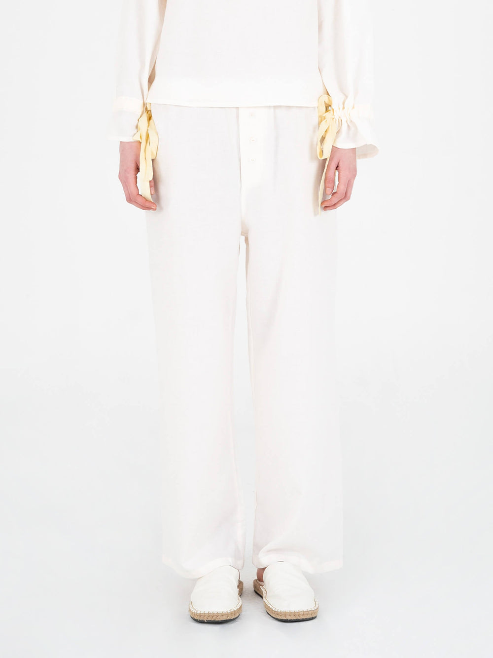 Arctic Cream Pyjama Pants pantalones
